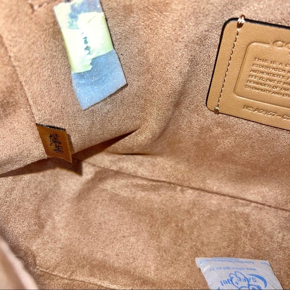 NEW Coach Marlie Top Handle Satchel In Colorblock Chalk Multi C2836 - Picture 9 of 16